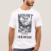 T-shirt Le sentier du Mont Marcy-Van Hoevenberg - New York (Devant)