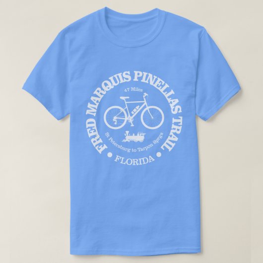T-shirt Le sentier Fred Marquis Pinellas (cyclisme) (Design devant)