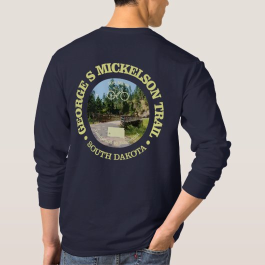 T-shirt Le sentier George S Mickelson, Dakota du Sud. (Dos)