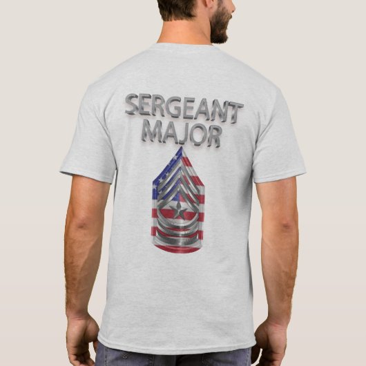 T-shirt Le sergent-major Customisé (Dos)