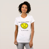 T-shirt Le serveur est en panne (Devant entier)