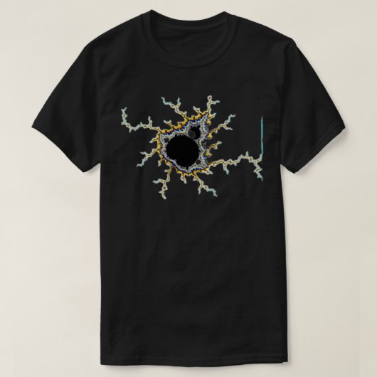 T-shirt Le set Mandlebrot (Design devant)