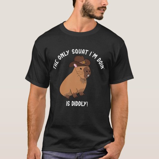 T-shirt Le seul squat que je fais, c'est Didely ! (Devant)