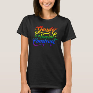 T-shirt Le Sexe Est Un Constructeur Social Transgenre Non