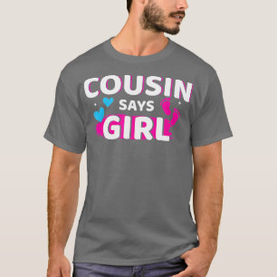 T-shirt Le sexe révéler cousin dit fille appariement famil