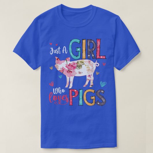 T-shirt Le Shirt des Loves Pigs (Design devant)