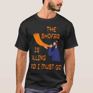 T-shirt Le shofar appelle et je dois aller Nouvelle année