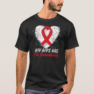 T-shirt Le sida n'a pas de frontières le soutien administr