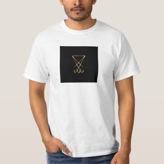 T-shirt Le sigil d'or de Lucifer (Devant)