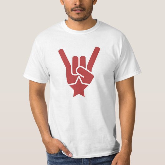 T-shirt Le signe de roche (Devant)