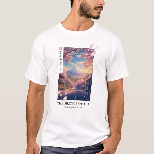 T-shirt Le silence du Fuji (Devant)