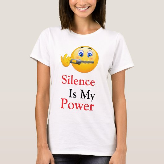T-Shirt Le Silence Est Ma Puissance (Devant)
