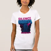T-shirt Le silence fait mal (Devant)