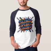 T-shirt Le silence parle plus fort (Devant)