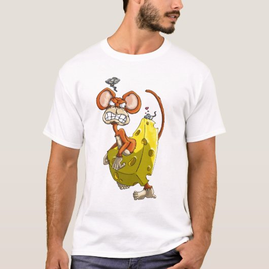 T-shirt le singe de fromage badine la chemise (Devant)