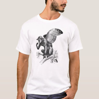 T-shirt Le singe de vol de subordonné