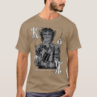 T-shirt Le Singe Intellectuel King Of Spades - Poker Vinta