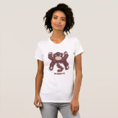 T-shirt Le singe voient, Monkey la pièce en t de Doo-Doo (Devant entier)