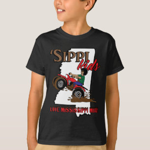 T-shirt le sippi badine l'amour Mississippi mud.png