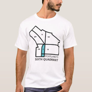 T-shirt Le sixième quadrant de Portland