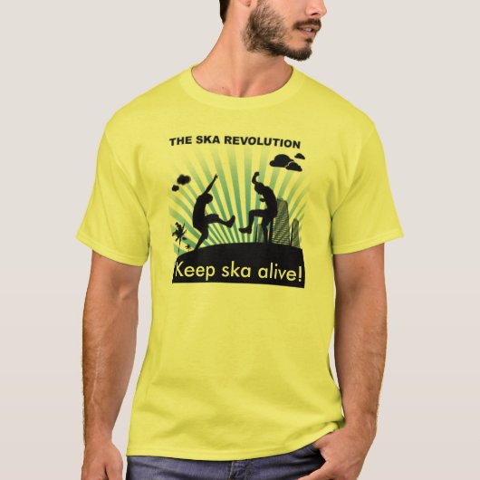 T-shirt le ska n'est pas mort ! (Devant)