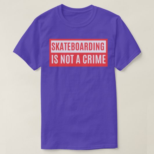 T-shirt Le Skate N'Est Pas Un Crime 1 (Design devant)
