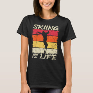 T-shirt Le Ski Est Un Sport Vintage À Vie