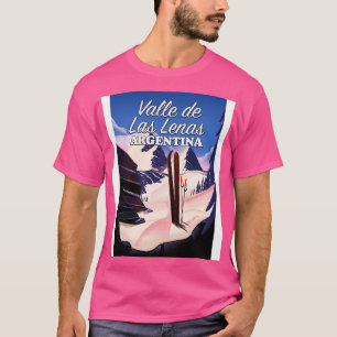 T-shirt Le ski Valle de las Leas Argentine