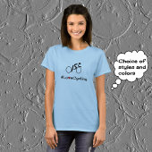 T-shirt Le slogan de Love Cyclist