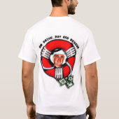 T-shirt Le slogan du papa (Dos)