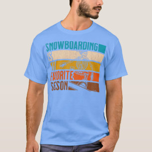 T-shirt Le Snowboard Vintage Est Mon Mer Préféré