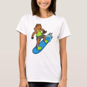 T-shirt Le snowboarder de Horse