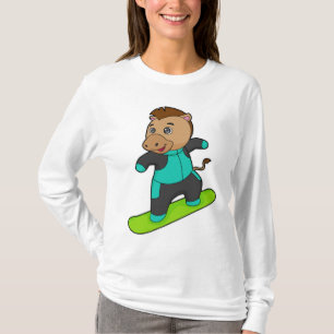 T-shirt Le snowboarder de Horse