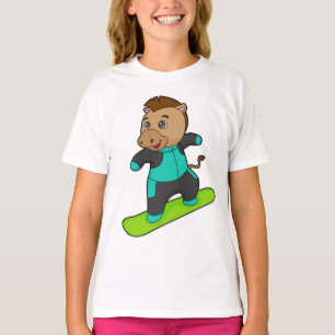 T-shirt Le snowboarder de Horse