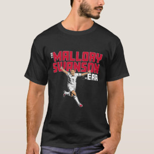 T-shirt Le Soccer De L'Époque Mallory Swanson Aux Etats-Un