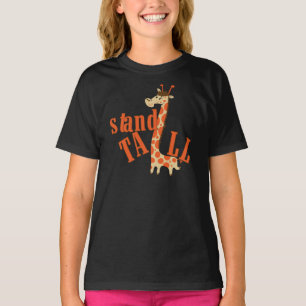 T-shirt Le socle de girafe est grand