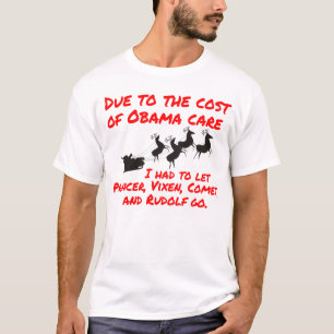 T-shirt Le soin d'Obama affecte Père Noël