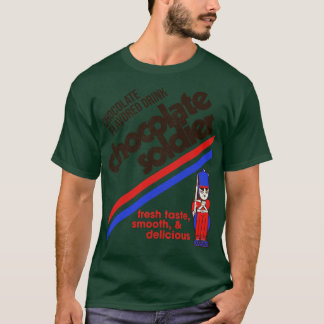 T-shirt Le soldat du chocolat 80s peut Étiquette