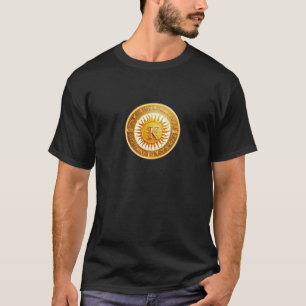 T-shirt Le soleil brille avec la lettre k