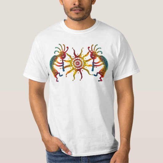 T-shirt LE SOLEIL DE DUO DE KOKOPELLI + vos idées (Devant)