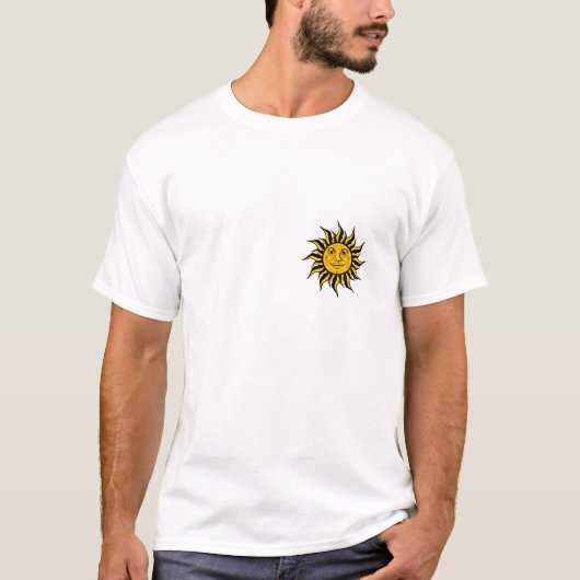 T-shirt Le soleil de reggae (Devant)