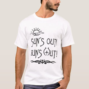 T-shirt Le soleil est dehors ! Buns Out ! - Plage