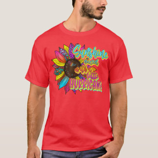 T-shirt Le Soleil Mélange Avec Un Petit Ouragan, Su Coloré