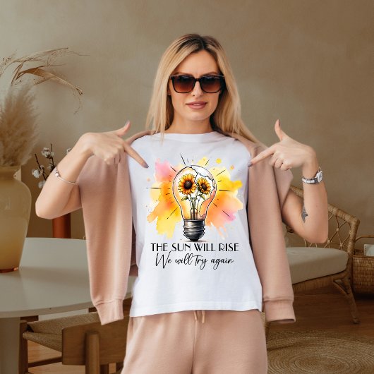 T-shirt Le soleil se lèvera