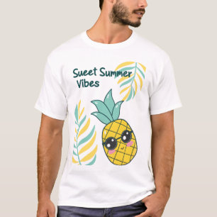 T-shirt Le soleil s'éteint, s'éteint, les ananas s'élèvent