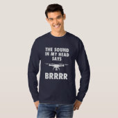 T-shirt Le Son Dans Ma Tête Dit Drone (Devant entier)