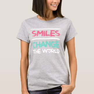 T-shirt "Le sourire change le monde"