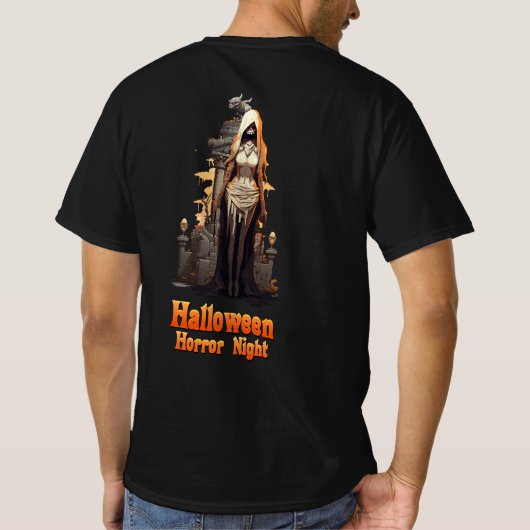 T-shirt Le spectre d'Halloween (Dos)
