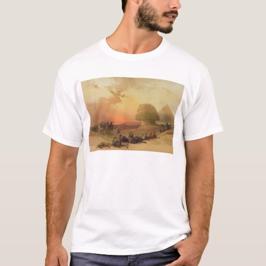 T-shirt Le sphinx à Gizeh (Devant)