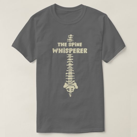 T-shirt Le Spine Whisperer Chiropratique Ostéopathique Cad (Design devant)